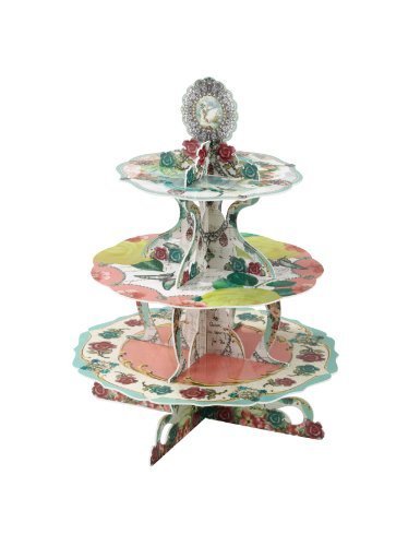 0785934150686 - PASTRIES & PEARLS ELEGANT 3-TIER CAKESTAND BY TALKING TABLES
