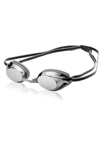 0786096211482 - OFFICIAL #1 RATED SWIM GOGGLE ON AMAZON - SPEEDO VANQUISHER 2.0 MIRRORED SWIM GOGGLE, SILVER/GREY