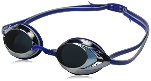 0786096484923 - OFFICIAL #1 RATED SWIM GOGGLE ON AMAZON - SPEEDO VANQUISHER 2.0 MIRRORED SWIM GOGGLE, SILVER/BLUE