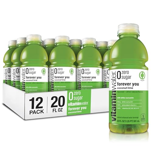 0786162411358 - VITAMINWATER ZERO FOREVER YOU NUTRIENT ENHANCED WATER W/VITAMINS, COCONUT-LIME, 20 FL OZ, 12 PACK