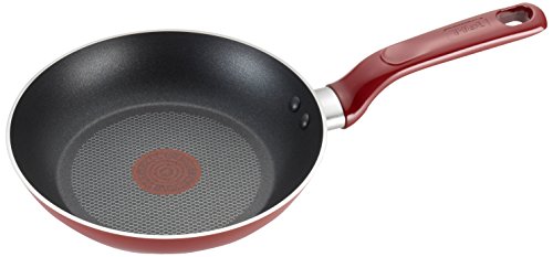 0786173427003 - T-FAL C51407 EXCITE NONSTICK THERMO-SPOT DISHWASHER SAFE OVEN SAFE PFOA FREE FRY PAN COOKWARE, 12-INCH, RED
