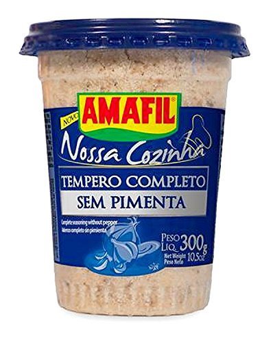 0786173767727 - AMAFIL TEMPERO COMPLETO SEM PIMENTA - COMPLETE SEASONING WITHOUT PEPPER 10.5 OZ BY AMAFIL