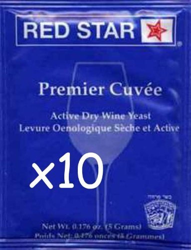0786173772097 - PREMIER CUVEE (10 PACKS) WINE YEAST BY RED STAR