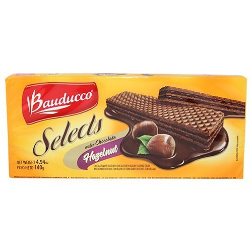 0786173776989 - BAUDUCCO SELECTS CHOCOLATE HAZELNUT WAFER BY BAUDUCCO