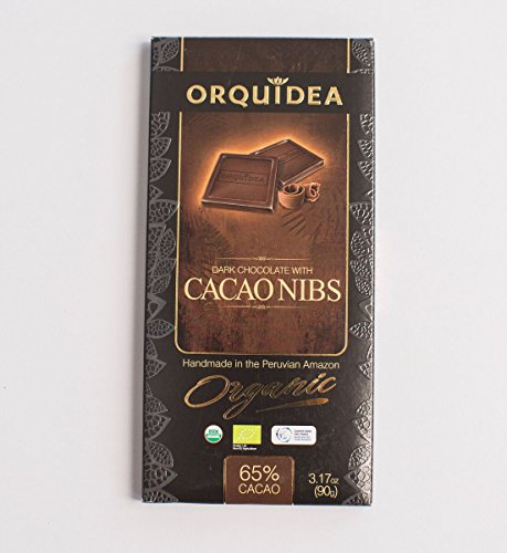 0786173844084 - DARK CHOCOLATE WITH NIBS PERUVIAN CHOCOLATE BY ORQUIDEA