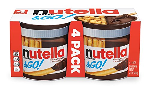 0786173852645 - NUTELLA AND GO HAZELNUT SPREAD, 4 COUNT