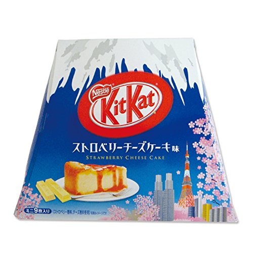 0786173855936 - JAPANESE KIT KAT STRAWBERRY CHEEZE CAKE BOX 4.2OZ (9 MINI BAR)
