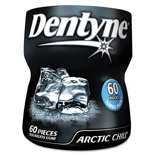 0786173935201 - SUGARLESS GUM, ARTIC CHILL, 60-PIECES/PACK, 4PACKS/BOX, SOLD AS 4 EACH BY DENTYNE