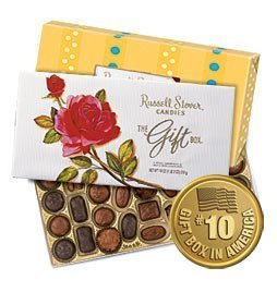 0786173948867 - RUSSELL STOVER THE GIFT BOX, SELECT ASSORTMENT OF MILK & DARK CHOCOLATES, 18-OZ. BOX