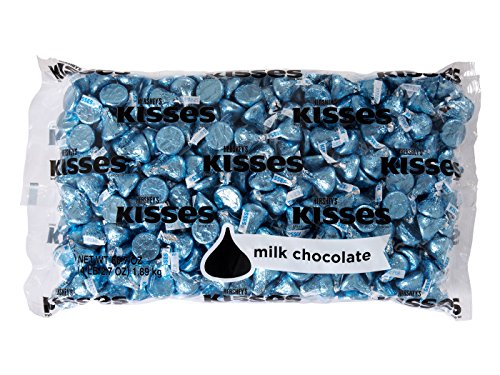 0786173981970 - HERSHEY'S KISSES MILK CHOCOLATE, BLUE FOILS, 66.7 OUNCE BY HERSHEY'S