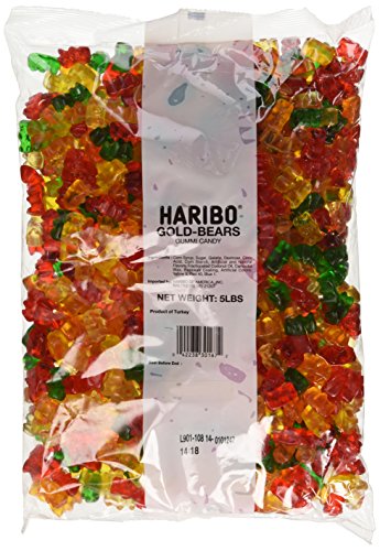 0786173996004 - HARIBO GUMMI CANDY GOLD-BEARS NEW VALUE SIZE PACKAGE 10-LB (2PK X 5 LB)