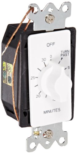 0786261151148 - NSI INDUSTRIES A530MW SPRING WOUND AUTO OFF IN-WALL TIME SWITCH, 30 MINUTE TIMER LENGTH, WHITE