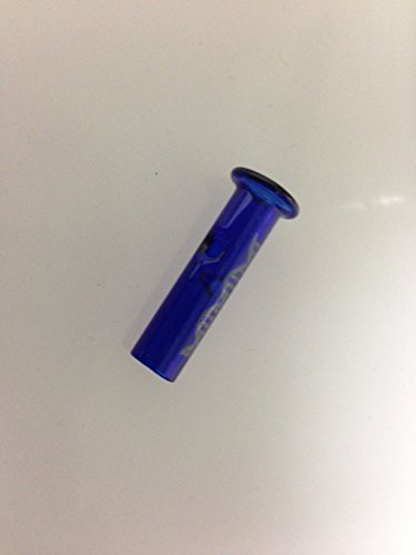 0786265546889 - DNA TOKERS GLASS TIPS 1 ROUND BLUE WITH FREE I'M BAKED BRO & DOOB TUBES STICKER