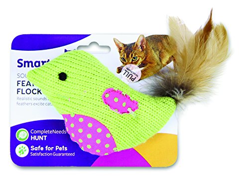 0786306096113 - SMARTYKAT FEATHER FLOCK ELECTRONIC SOUND CAT TOY