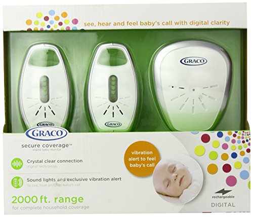 0786417048407 - GRACO SECURE COVERAGE DIGITAL BABY MONITOR WITH 2 PARENT UNITS