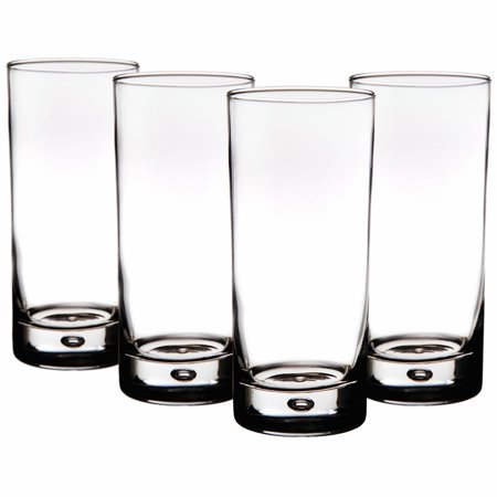 0786460005921 - HOME ESSENTIALS RED SERIES BUBBLE 17OZ HIGHBALL GLASS, SET OF 4