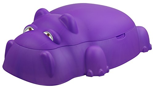 0078652195184 - STARPLAY HIPPO POOL/SANDPIT WITH COVER, PURPLE