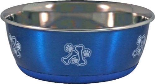 0786714132083 - OURPETS DURAPET BLUEDOG BOWL, LARGE, 7 CUPS BY OUR PETS