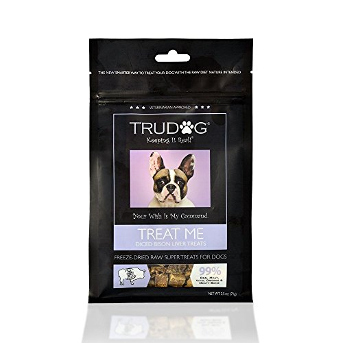 0786714406702 - REAL MEAT ORGANIC DOG TREATS - TREAT ME: DICED BISON LIVER FREEZE-DRIED RAW SUPER TREATS (2.5OZ) - 100% ALL NATURAL TREATS SUPPORT HEALTHIER TEETH AND GUMS, SKIN AND COAT, AND A BOOSTED IMMUNE SYSTEM