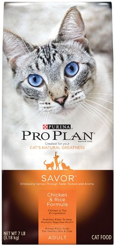 0786714452228 - PURINA PRO PLAN DRY CAT FOOD, SAVOR, ADULT CHICKEN AND RICE FORMULA, 16-POUND BAG, PACK OF 1