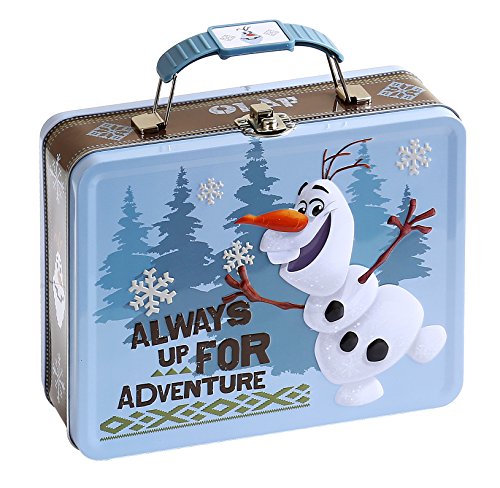 0078678497699 - DISNEY FROZEN OLAF EMBOSSED TIN CARRY ALL LUNCH BOX