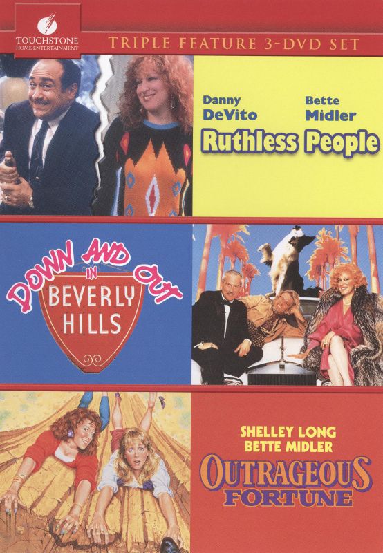 0786936801965 - RUTHLESS PEOPLE/DOWN AND OUT IN BEVERLY HILLS/OUTRAGEOUS FORTUNE 3-MOVIE COLLECTION