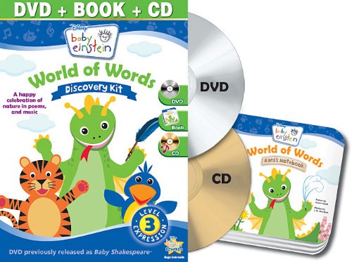 0786936804928 - BABY EINSTEIN: WORLD OF WORDS DISCOVERY KIT (DVD / CD / BOARD BOOK)