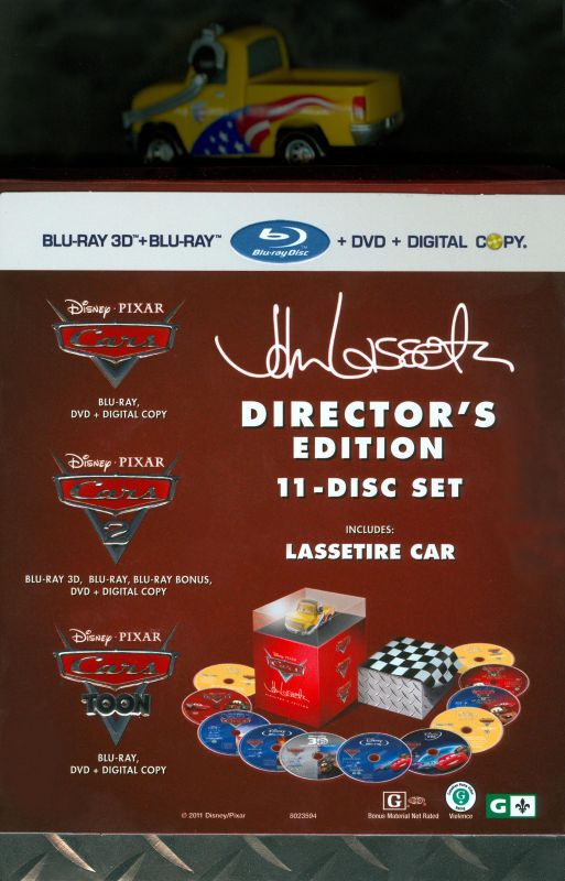 0786936818611 - CARS 3-MOVIE COLLECTION (DIE-CAST CAR) (11PC) (BLU-RAY DISC)
