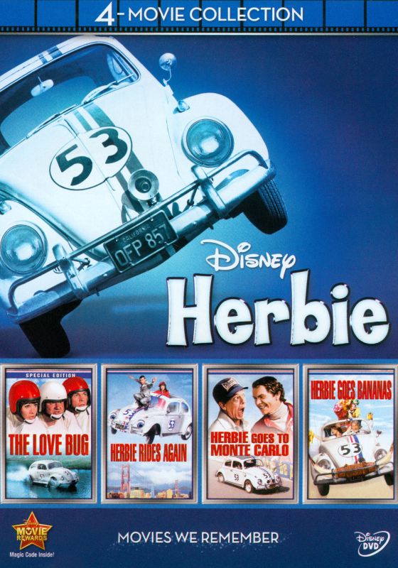 0786936828443 - DISNEY 4-MOVIE COLLECTION: HERBIE (LOVE BUG / HERBIE GOES BANANAS / HERBIE GOES TO MONTE CARLO / HERBIE RIDES AGAIN)