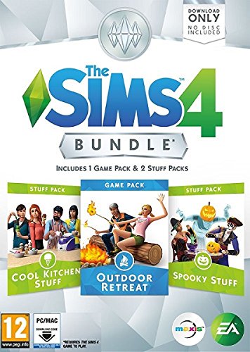 7869368392447 - THE SIMS 4 BUNDLE: GAME PACK: OUTDOOR RETREAT, STUFF PACKS: SPOOKY STUFF + COOL