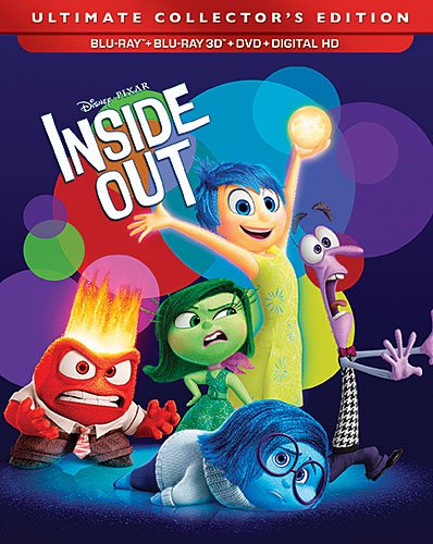 0786936847741 - DISNEY PIXAR INSIDE OUT 3D EXCLUSIVE ULTIMATE COLLECTOR'S EDITION ( 3D BLU RAY + BLU RAY + DVD + DIGITAL HD)