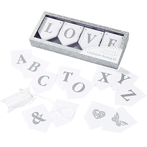 0787269163935 - TALKING TABLES SOMETHING IN THE AIR CELEBRATION BUNTING KIT, WHITE BY TALKING TABLES