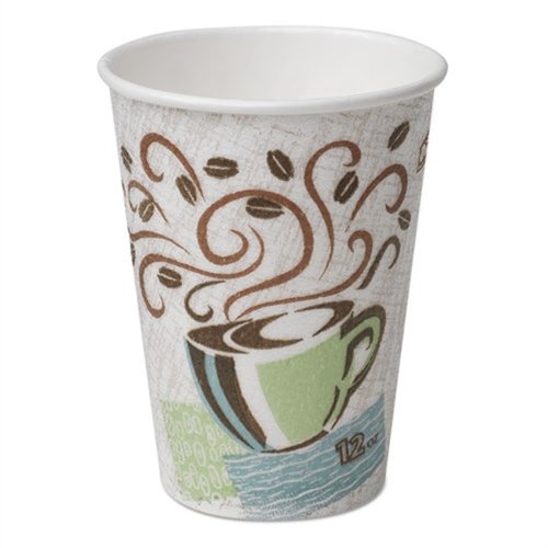 0078731985712 - DIXIE HOT CUPS, PAPER, 12OZ, COFFEE DREAMS DESIGN - 50/PACK