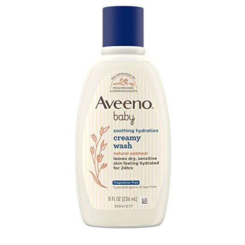 0787461305058 - AVEENO BABY CREAMY WASH SOOTHING RELIEF FRAGRANCE FREE 8 OZ (PACK OF 3)