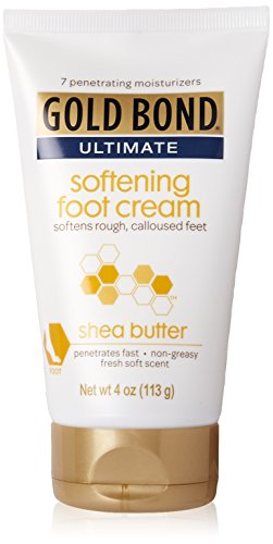 0787461528563 - GOLD BOND ULTIMATE SOFTENING FOOT CREAM WITH SHEA BUTTER, 4 OUNCE