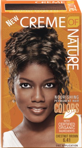 0787461570678 - CREME OF NATURE NOURISHING PERMANENT HAIR COLOR: 6.41 CHESTNUT BROWN