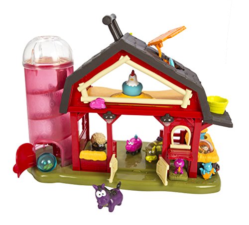0787461692103 - B. BAA-BAA-BARN FARM HOUSE - PHTHALATE AND BPA FREE - MOVING WINDMILL WITH ANIMAL SOUND EFFECTS - 7 ANIMAL FIGURES INCLUDING COW, PIG, SHEEP, HORSE, AND MORE! - FOR AGES 2 AND UP