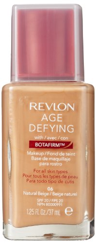 0787461812662 - REVLON AGE DEFYING MAKEUP WITH BOTAFIRM, FOR ALL SKIN TYPES, NATURAL BEIGE, 1.25 OUNCE