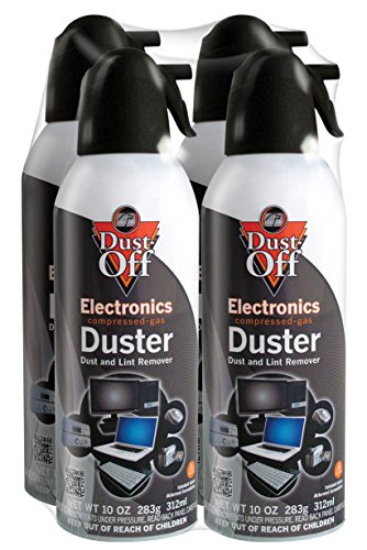 0787543762595 - DUST-OFF 10 OZ COMPRESSED GAS DUSTER, 4 PACK (DPSXL4)