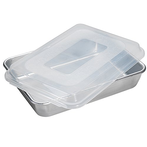 0787543779326 - NORDIC WARE NATURAL ALUMINUM COMMERCIAL CAKE PAN WITH LID