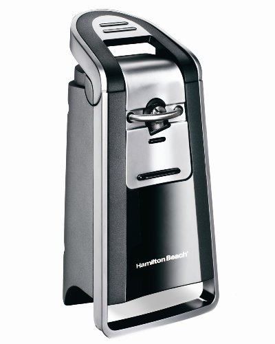 0787543799096 - HAMILTON BEACH 76607 SMOOTH TOUCH CAN OPENER, BLACK AND CHROME