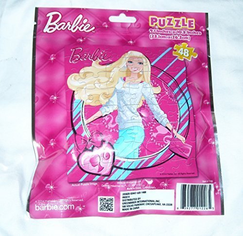 0787551050073 - PUZZLE ON THE GO - BARBIE - 48 PIECES - IN RESEALABLE BAG