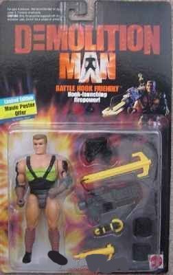 0787551594812 - DENIS LEARY AS BATTLE HOOK FRIENDLY ACTION FIGURE - DEMOLITION MAN: THE MOVIE BY MATTEL, INC.
