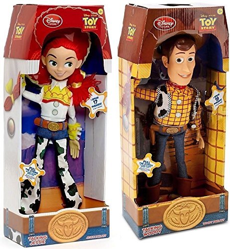 0787551812299 - DISNEY STORE EXCLUSIVE TOY STORY 3 TALKING WOODY AND JESSIE DOLLS 16