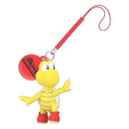 0787637918778 - SUPER MARIO BROS WII - DELUXE ENEMY DANGLERS - KOOPA TROOPA (RED SHELL) (1 INCH)