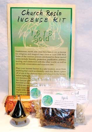 0787683797501 - CHURCH RESIN INCENSE KIT WICCA WICCAN METAPHYSICAL RELIGIOUS NEW AGE BY WICCA, WICCAN, METAPHYSICAL