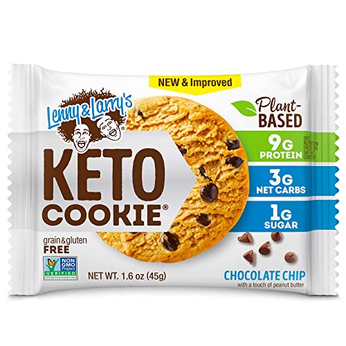 0787692541010 - LENNY & LARRY’S KETO COOKIE, CHOCOLATE CHIP, 1.6 OZ (PACK OF 12) LOW CARB, SOFT BAKED