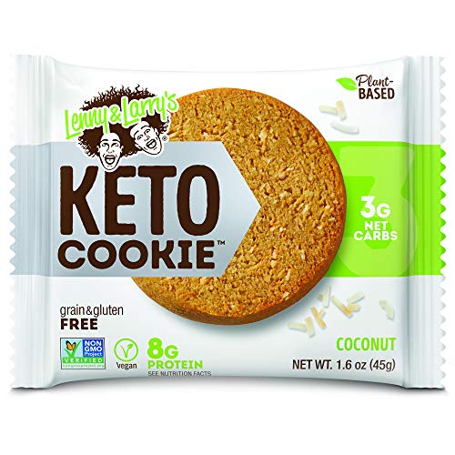 0787692543038 - LENNY & LARRY’S KETO COOKIE, COCONUT, 1.6 OZ (PACK OF 12) LOW CARB, SOFT BAKED