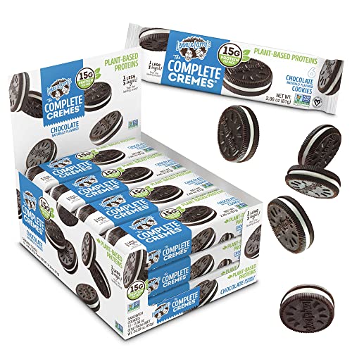 0787692724161 - LENNY & LARRYS THE COMPLETE CREMES®, SANDWICH COOKIES, CHOCOLATE, VEGAN, 5G PLANT PROTEIN, 6 COOKIES PER PACK (BOX OF 12)