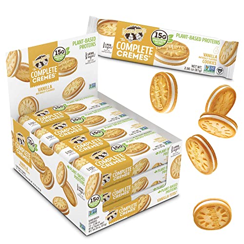 0787692725168 - LENNY & LARRYS THE COMPLETE CREMES®, SANDWICH COOKIES, VANILLA, VEGAN, 5G PLANT PROTEIN, 6 COOKIES PER PACK (BOX OF 12)